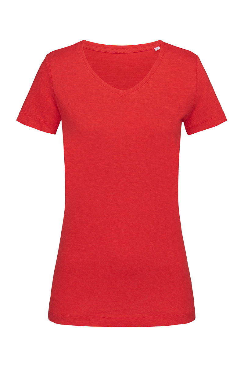 T-SHIRT M/C SLUB SHARON SCOLLO A V DONNA T-SHIRT M/C SLUB SHARON SCOLLO A V DONNA