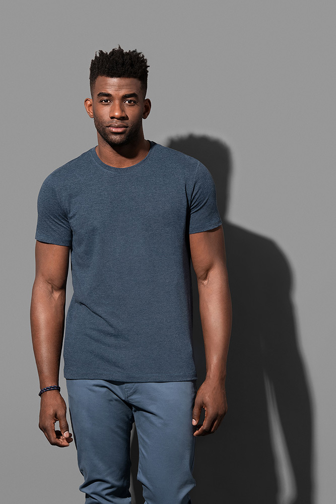 T-SHIRT M/C MELANGE LUKE UOMO T-SHIRT M/C MELANGE LUKE UOMO