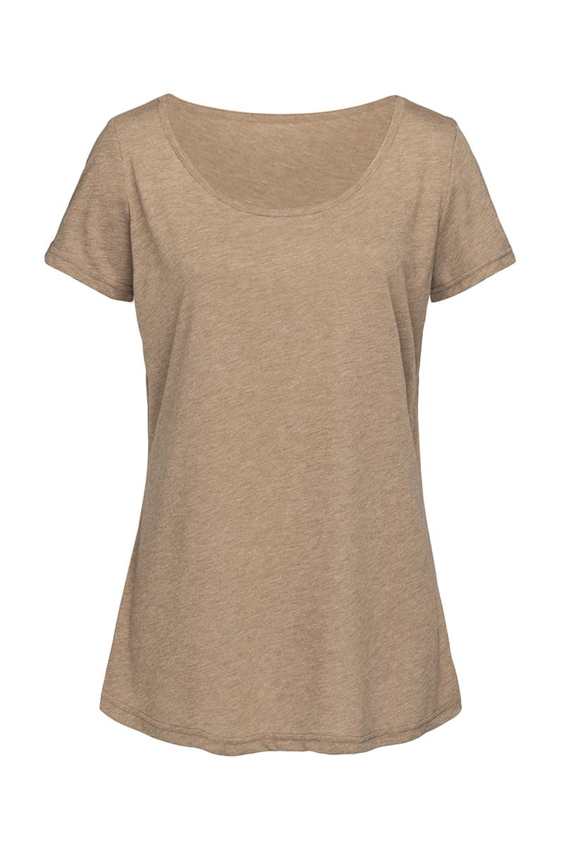 VISCOSE-MELANGE DAISY OVERSIZED CREW NECK T-SHIRT VISCOSE-MELANGE DAISY OVERSIZED CREW NECK T-SHIRT