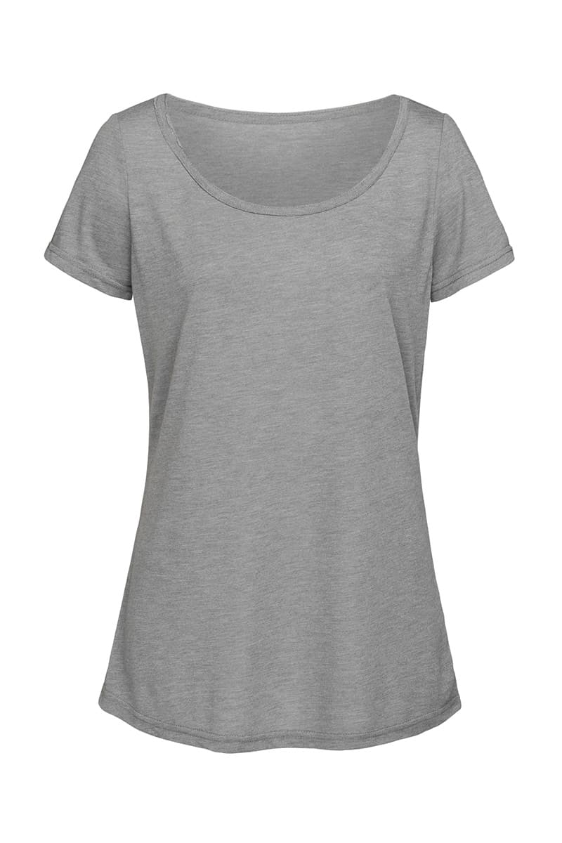 VISCOSE-MELANGE DAISY OVERSIZED CREW NECK T-SHIRT VISCOSE-MELANGE DAISY OVERSIZED CREW NECK T-SHIRT